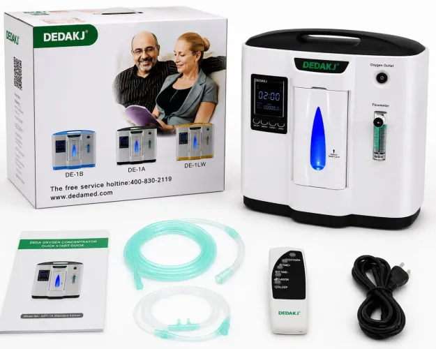 Concentrador de Oxigênio DEDAKJ DDT-1A - Novo, Lacrado e Nunca Utilizado