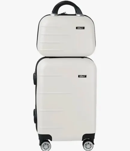 Kit mala de viagem + frasqueira nova