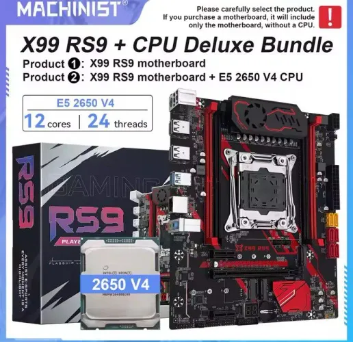 placa-mãe Machinist X99 RS9