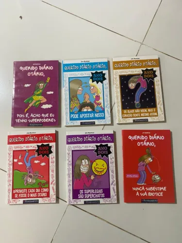 Coleção livros Querido Diário Otário em boa condição
