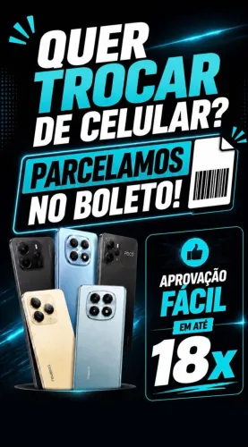 Celular no boleto