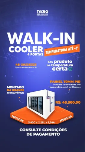 Expositora walk-in Cooler