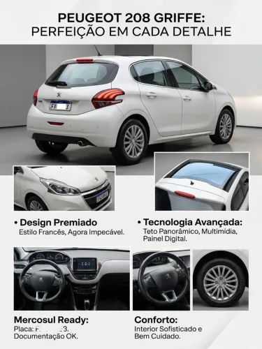 Peugeot 208 Allure 1.6 Flex 16V 5P Aut. 2018