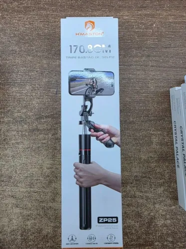 Bastão Pau De Selfie tripé H'maston 1.7M ZP-25