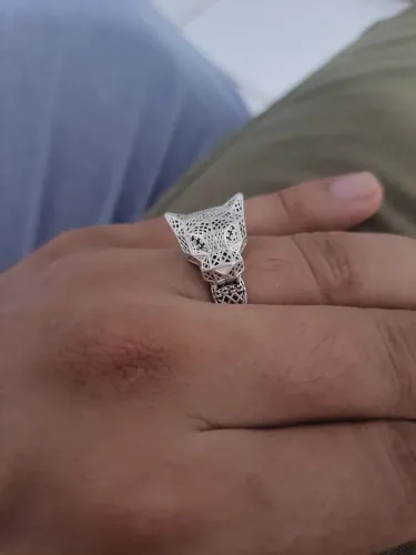 Anel de prata 925 legítima jóia cara linda no preço