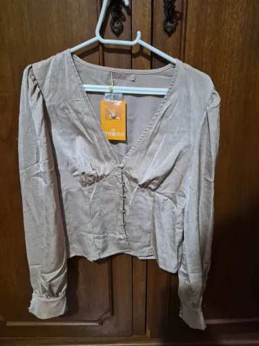 Blusa Social Champanhe