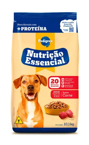 Ração pedigree 10kg nutricao essencial 