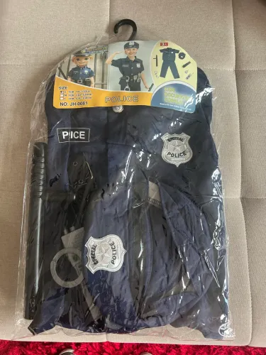 Fantasia de policial para criança