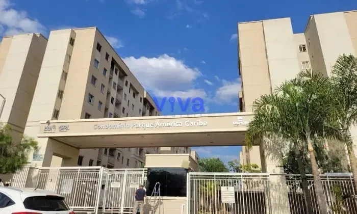 Apartamento à venda, 02 quartos sendo 01 suíte, 54m2 - Parque América Caribe - Aparecida d