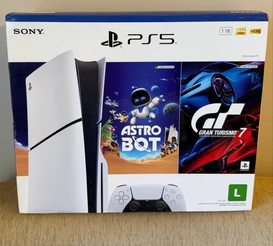 PlayStation 5 Slim Com Leitor 2 Jogos Lacrado