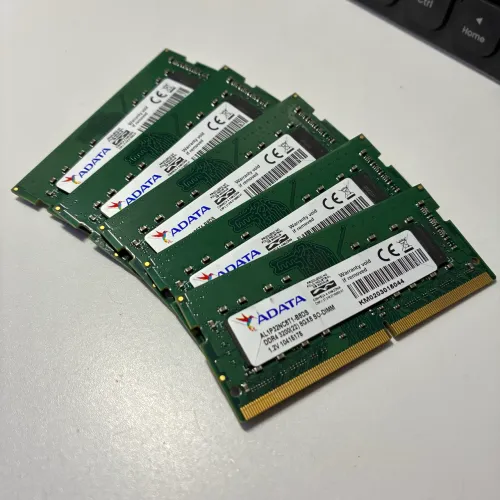 Kit 5 Memórias DDR4 8GB 3200mhz Adata