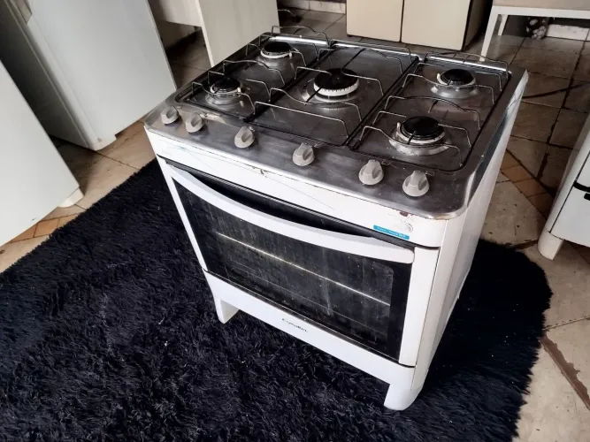 Fogão 5 Bocas Usado ( sem vidro ) funcionando perfeitamente entrega grátis