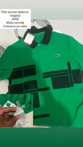 Polo lacoste original djokovic