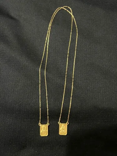 Escapulário em ouro (ouro 750/18 k)