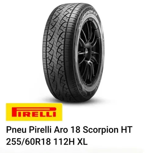 2 Unidades - Pneu Pirelli Aro 18 Scorpion HT 255/60R18 112H XL