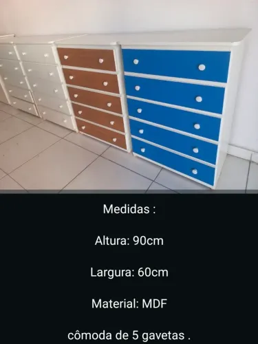 Cômoda 5 gavetas