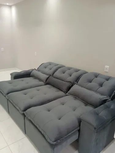 Sofá retrátil reclináveis de luxo - Novo