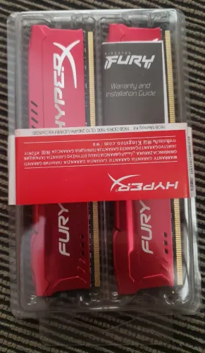 Memória Gamer Hyperx Fury DDR3 1600mhz (2 x 8Gb = 16Gb)