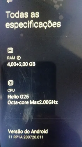6gb de ram - 128gb interno