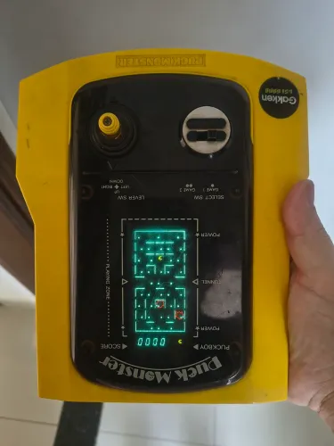 Videogame Antigo Gakken Puck Monster Anos 80, funciona, aparentemente Original (No Estado)