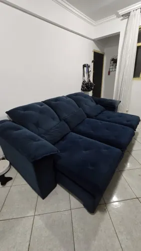 Sofá azul 3 metros
