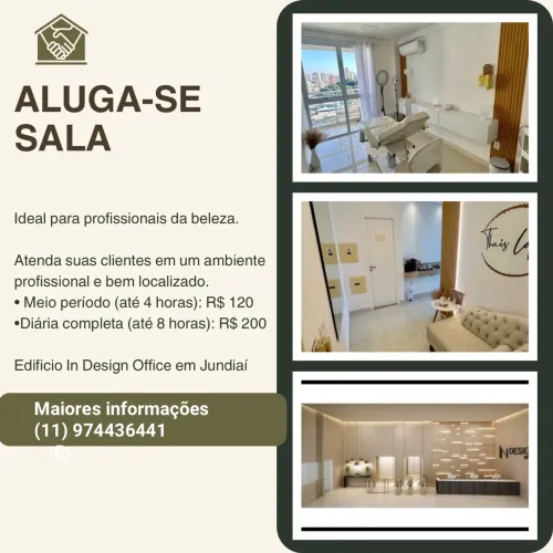 Coworking/ SALA COMERCIAL ESTÉTICA/ aluguel por período.