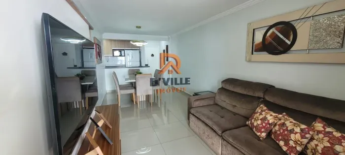 Apartamento 2 dormitórios para Venda em Praia Grande, Guilhermina, 2 dormitórios, 1 suíte,