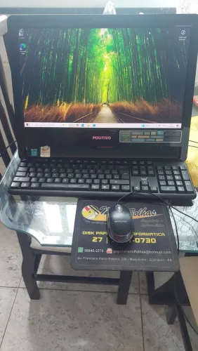 PC All-in-on Positivo Union PCTV C1260+TV+Teclado e mouse( ideal p/ lojas ou Estudos).