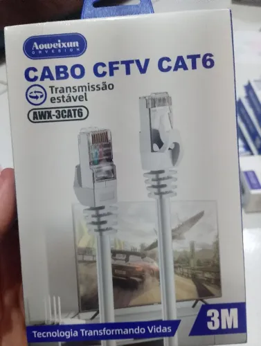 Cabo de rede RJ45 CAT 6 de 3M