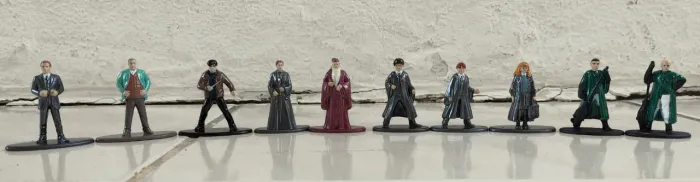10 Bonecos Mini-figuras Nano Metalfigs Harry Potter