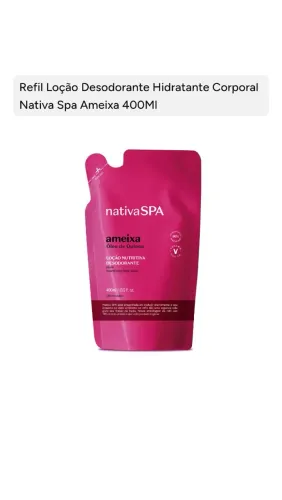 BOTICÁRIO Refil Hidratante Nativa Spa: Ameixa, Ameixa Negra, Orquídea Noire