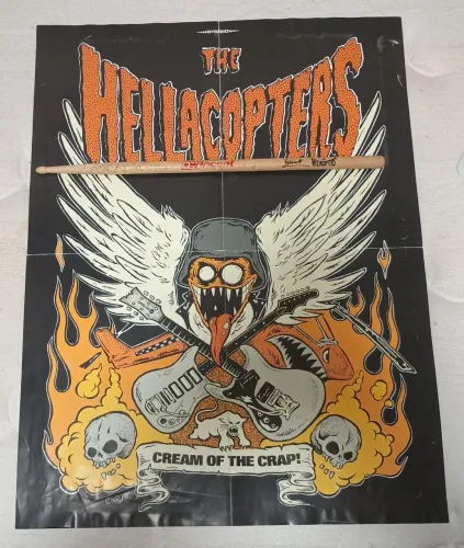 Hellacopters Poster + Baqueta Robban Show SP 2020