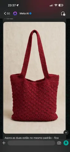 Bolsa de crochê