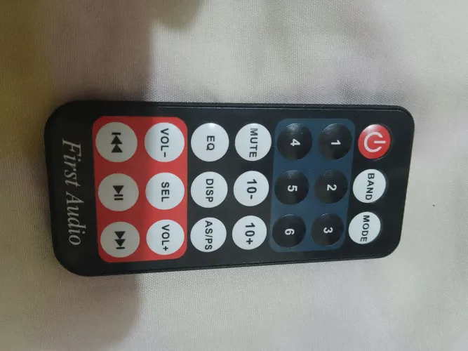 Controle de som automotivo First audio