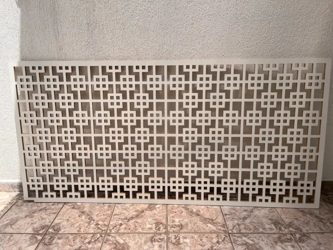 painel DE MDF 1.47mx2.47m divisor de ambiente vazado
