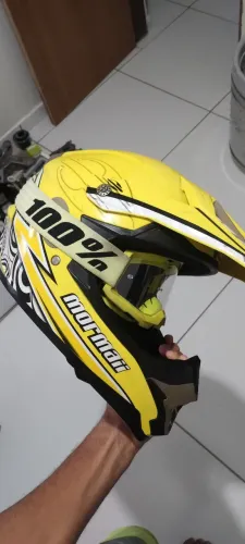 Capacete Mormaii,e óculos 100%