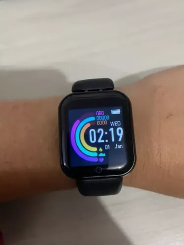 Relógio Smartwatch Inteligente Multifuncional Com Tela Colorida Monitor De Atividades