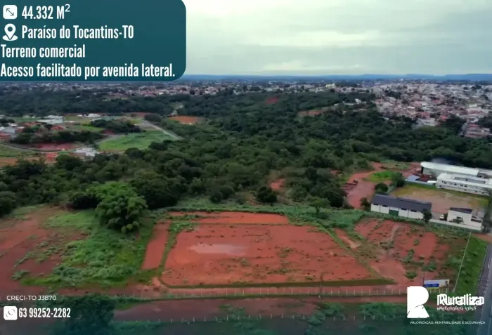 ÁREA COMERCIAL À VENDA PARAÍSO DO TOCANTINS TO