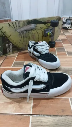 Tênis knu skool black true white Tam/37