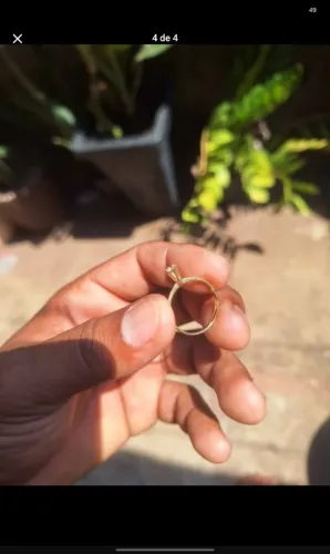 Vendo anel de ouro tamanho 17