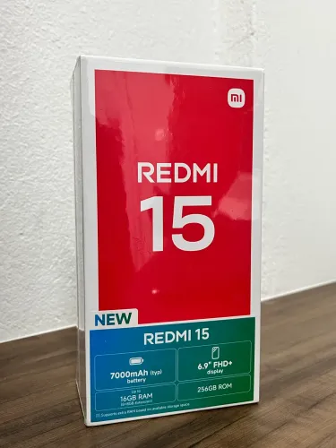 CELULAR XIAOMI REDMI NOTE 15 256GB PRETO