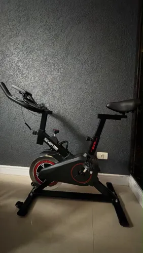 Bicicleta Spinning Sevenfit NOVÍSSIMA, usada apenas 3 vezes