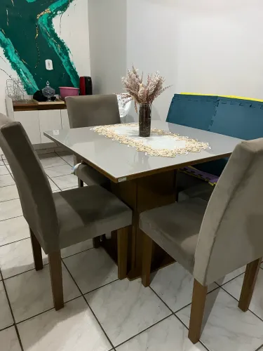 Mesa 4 lugares completa