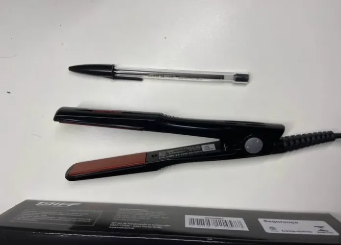 Prancha/Chapa de Cabelo Taiff Super Mini 17cm 200°C Bivolt