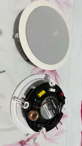 Par De Caixas De Embutir Redondas Polk Audio Rc60i Branco