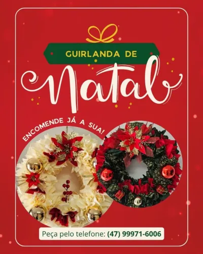 Guirlanda Decorativa de Natal