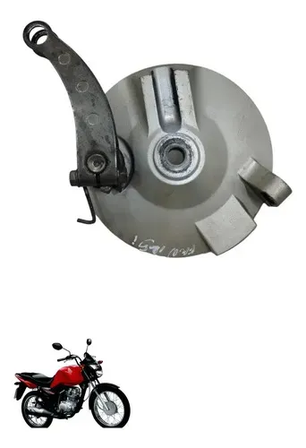 Espelho De Freio Dianteiro Fan 125i 2016 2017 2018 Prata