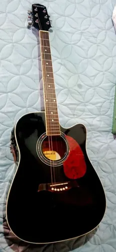 Violão Giannini Performance Usado com Capa, Capotraste e 40 Palhetas