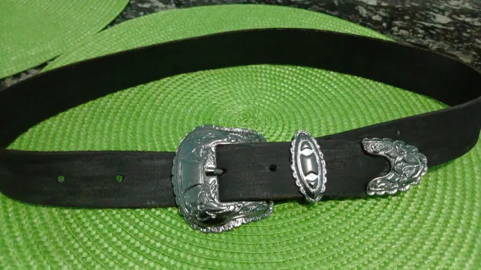 Cinto feminino via única couro