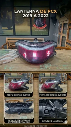 Lanterna Traseira de Moto PCX 